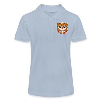 8bit Owl - Stanley/Stella Teen Organic Polo Shirt MINI SPRINTER - red - Front