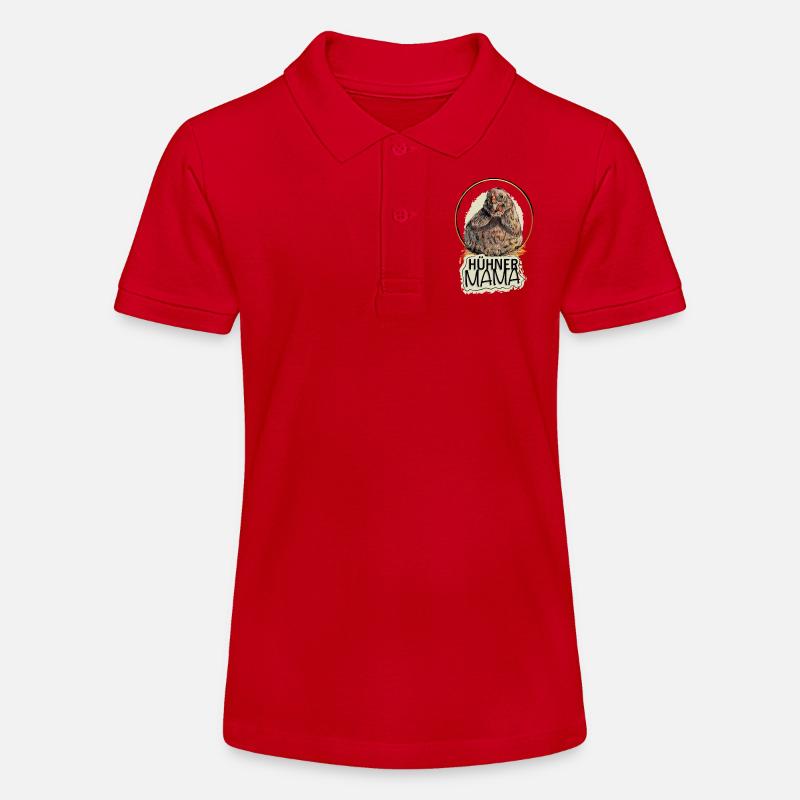 La maman des poules - Polo bio MINI SPRINTER Stanley/Stella Ado - rouge
