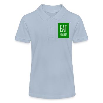 Sigle végétarien végan drôle de Eat Plants - Polo bio MINI SPRINTER Stanley/Stella Ado - rouge - Devant