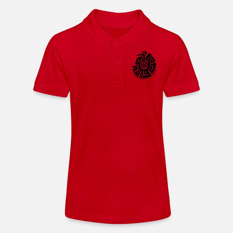 Geier art maya - Polo bio MINI SPRINTER Stanley/Stella Ado - rouge