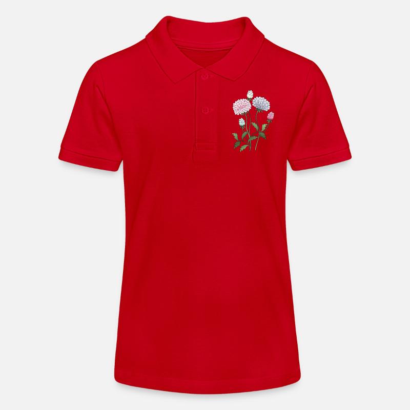 Fleur - Polo bio MINI SPRINTER Stanley/Stella Ado - rouge