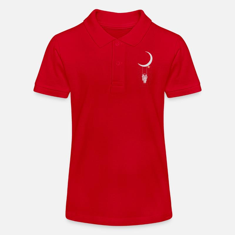 astronaute - Polo bio MINI SPRINTER Stanley/Stella Ado - rouge
