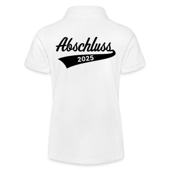 Abschluss 2025 (Schulabschluss / Black) - Stanley/Stella Teenager Bio-Poloshirt MINI SPRINTER - Weiß - Hinten