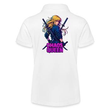 Motif du duel de combattants du Chaos Queen - Polo bio MINI SPRINTER Stanley/Stella Ado - blanc - Dos