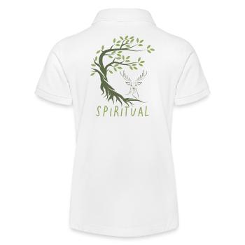 Arbre de vie Orignal Cerf - Polo bio MINI SPRINTER Stanley/Stella Ado - blanc - Dos