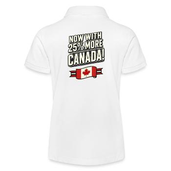 Maintenant avec 25 % plus de Canada – Satire des tarifs commerciaux - Polo bio MINI SPRINTER Stanley/Stella Ado - blanc - Dos
