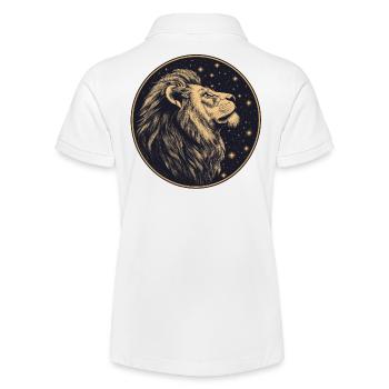 Leo with starry sky - Stanley/Stella Teen Organic Polo Shirt MINI SPRINTER - white - Back