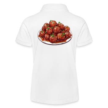 Boulettes de viande juteuses aux herbes - Polo bio MINI SPRINTER Stanley/Stella Ado - blanc - Dos