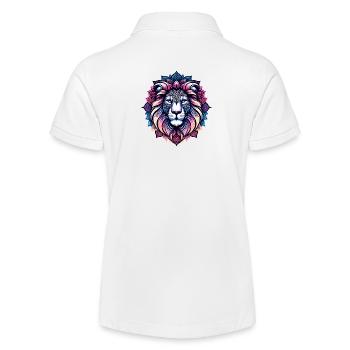 Mandala Lion mystique - Polo bio MINI SPRINTER Stanley/Stella Ado - blanc - Dos