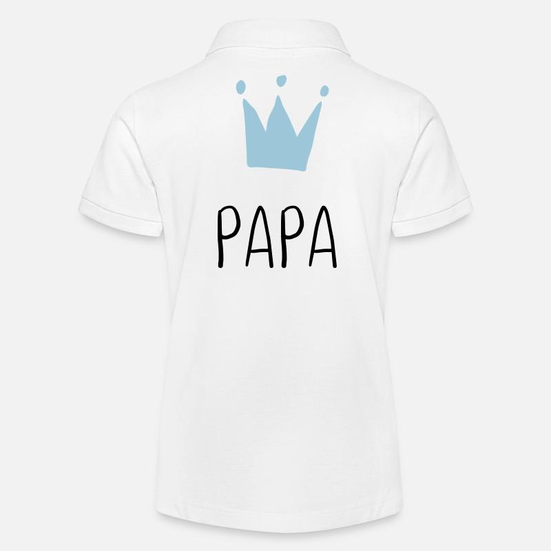Papa Krone - Meilleur Papa - Polo bio MINI SPRINTER Stanley/Stella Ado - blanc