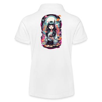 Anime e-Girl Sushi Goth Pastel Streetwear - Polo bio MINI SPRINTER Stanley/Stella Ado - blanc - Dos