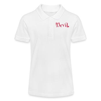 Diable - Polo bio MINI SPRINTER Stanley/Stella Ado - blanc - Devant