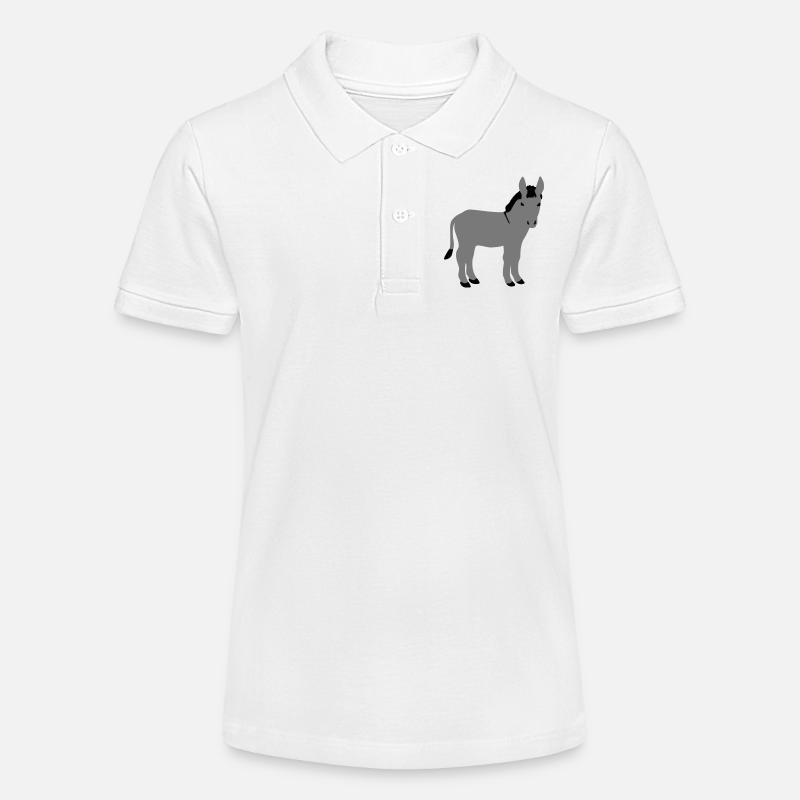 Âne - Polo bio MINI SPRINTER Stanley/Stella Ado - blanc