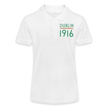 Dublin 1916 - Polo bio MINI SPRINTER Stanley/Stella Ado - blanc - Devant