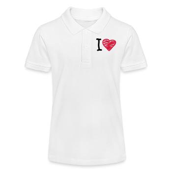 I_love - Polo bio MINI SPRINTER Stanley/Stella Ado - blanc - Devant