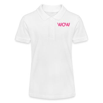 Wow - Stanley/Stella Teenager Bio-Poloshirt MINI SPRINTER - Weiß - Vorne