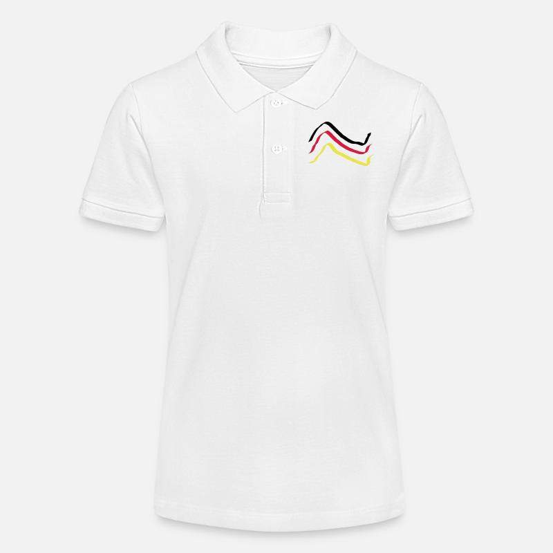 Allemagne WM motif 2 - Polo bio MINI SPRINTER Stanley/Stella Ado - blanc