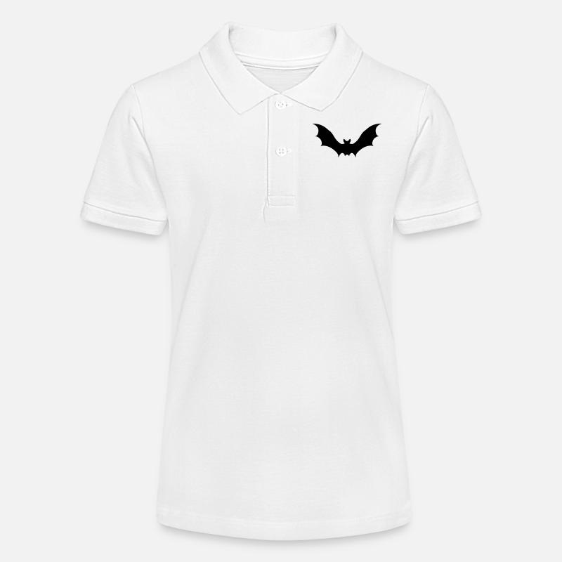 Silhouette de chauve-souris - Polo bio MINI SPRINTER Stanley/Stella Ado - blanc