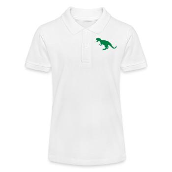 Tyrannosaurus Rex - Stanley/Stella Teenager Bio-Poloshirt MINI SPRINTER - Weiß - Vorne