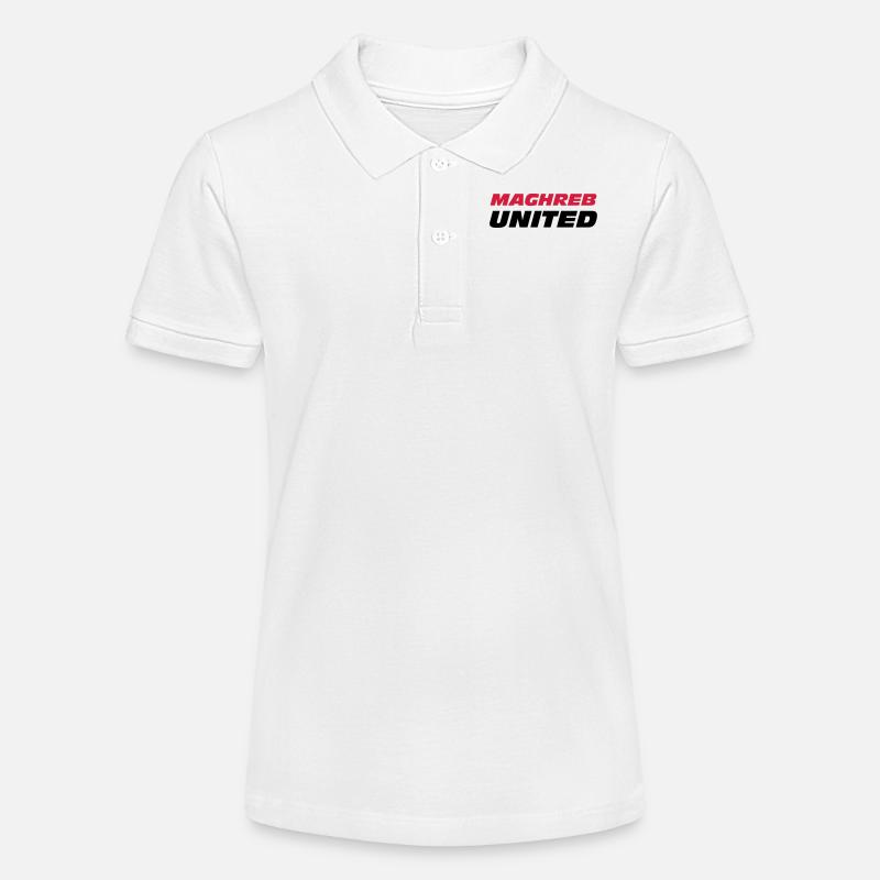 Maghreb United - Polo bio MINI SPRINTER Stanley/Stella Ado - blanc