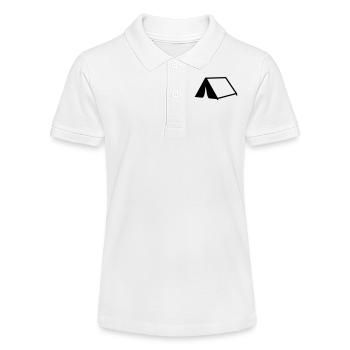 Zelt - Stanley/Stella Teenager Bio-Poloshirt MINI SPRINTER - Weiß - Vorne