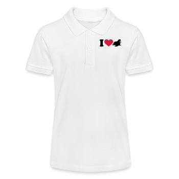I love Morse - Polo bio MINI SPRINTER Stanley/Stella Ado - blanc - Devant