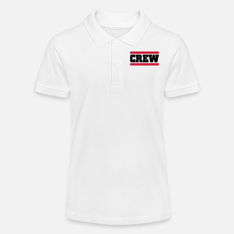 crew - Polo bio MINI SPRINTER Stanley/Stella Ado - blanc