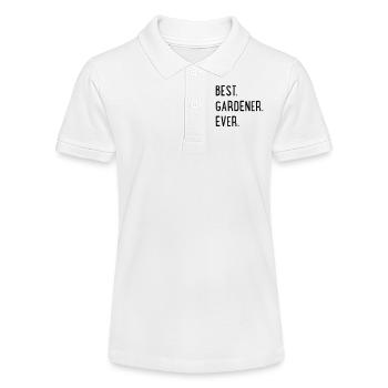 Meilleur jardinier - Polo bio MINI SPRINTER Stanley/Stella Ado - blanc - Devant