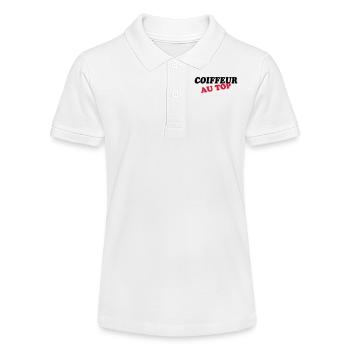 COIFFEUR AU TOP - Polo bio MINI SPRINTER Stanley/Stella Ado - blanc - Devant
