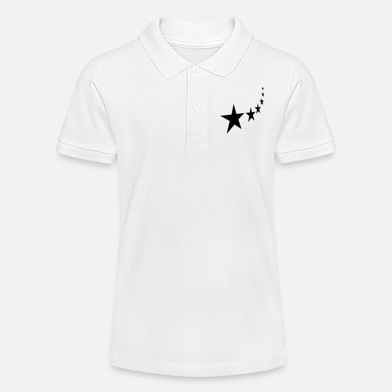 étoiles - Polo bio MINI SPRINTER Stanley/Stella Ado - blanc
