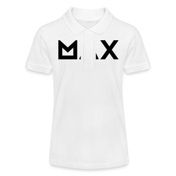First name Max - Stanley/Stella Teen Organic Polo Shirt MINI SPRINTER - white - Front