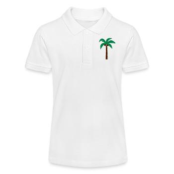 Palme - Polo bio MINI SPRINTER Stanley/Stella Ado - blanc - Devant