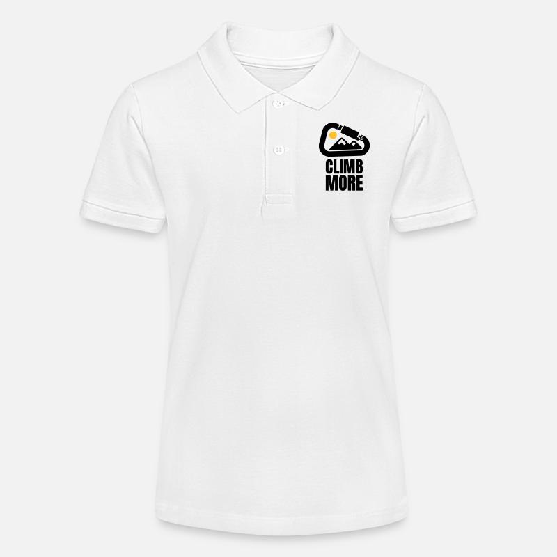 Grimpez plus - Cadeau de grimpeur - Polo bio MINI SPRINTER Stanley/Stella Ado - blanc
