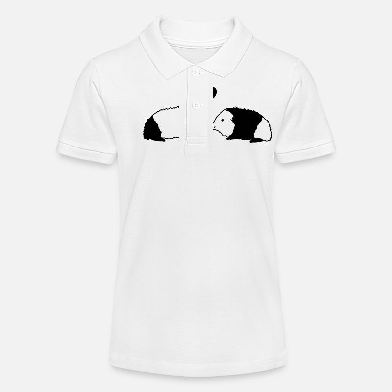 Guinée porc - Polo bio MINI SPRINTER Stanley/Stella Ado - blanc
