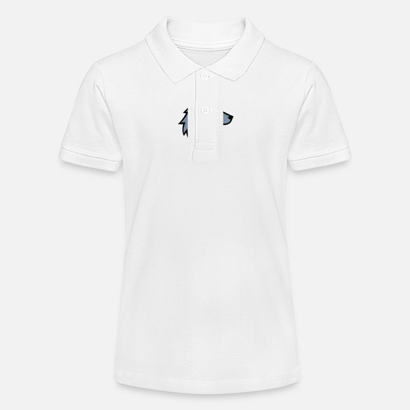 Logo Loup Animal - Polo bio MINI SPRINTER Stanley/Stella Ado - blanc