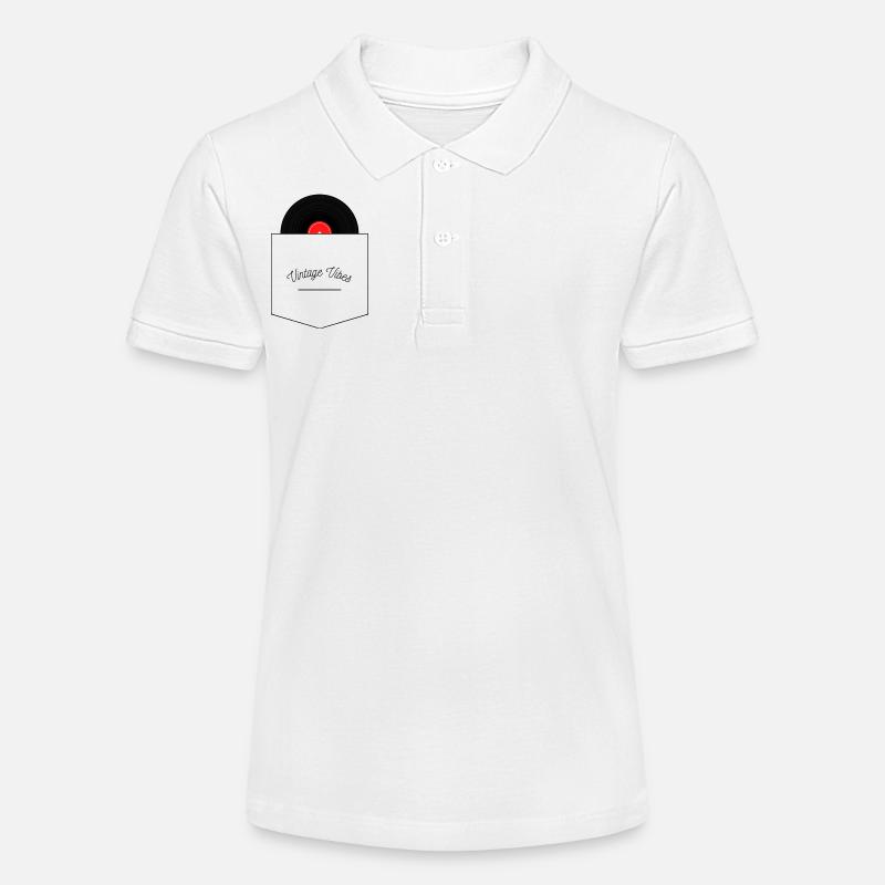 Vintage Vibes - Polo bio MINI SPRINTER Stanley/Stella Ado - blanc