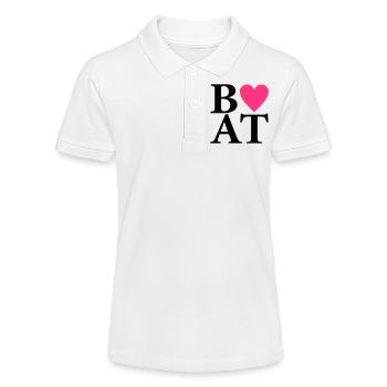 Boot - Stanley/Stella Teenager Bio-Poloshirt MINI SPRINTER - Weiß - Vorne
