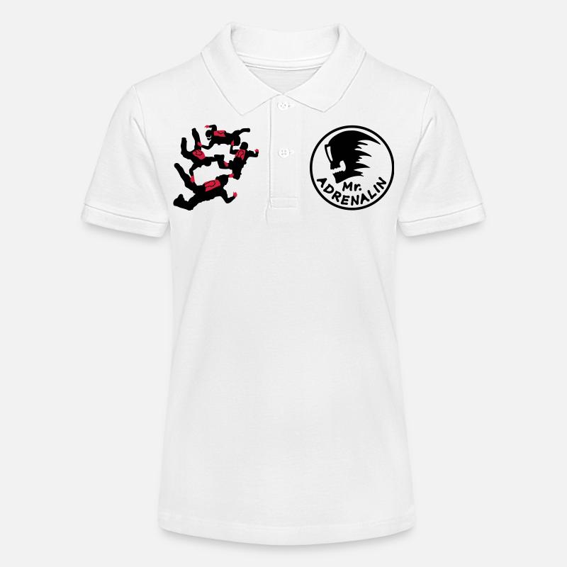 parachutisme - Polo bio MINI SPRINTER Stanley/Stella Ado - blanc