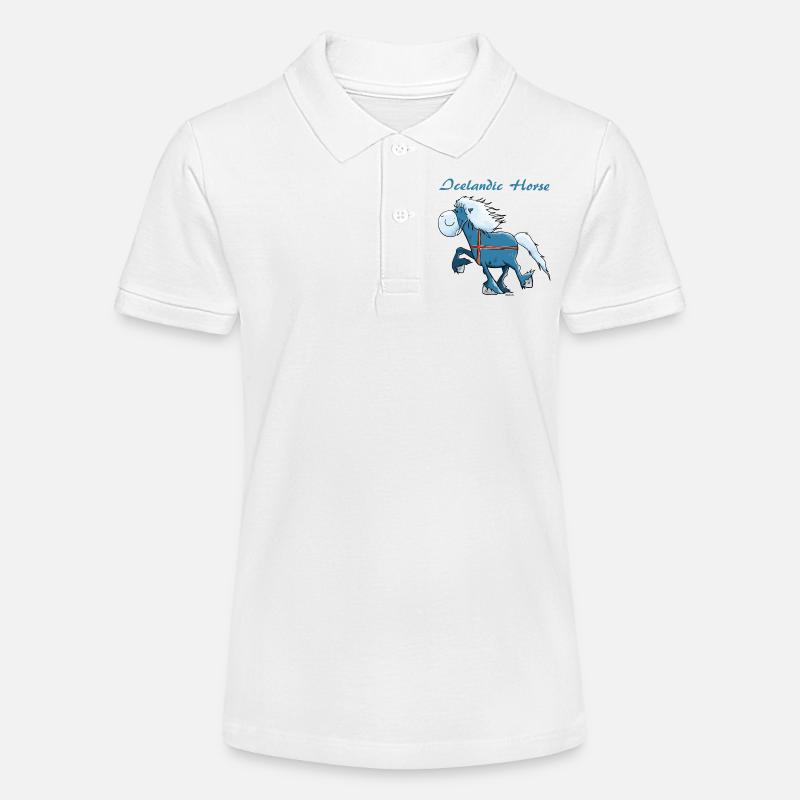 Pfiffiger Isländer - Stanley/Stella Teenager Bio-Poloshirt MINI SPRINTER - Weiß