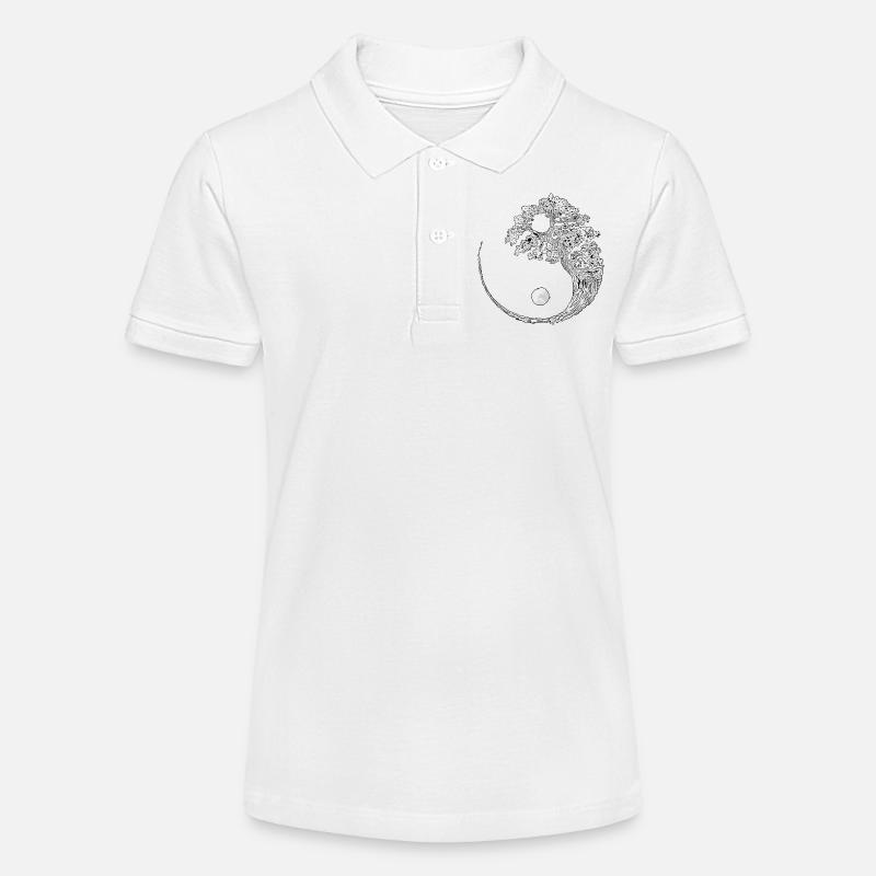 yin yang (yin yang) - Polo bio MINI SPRINTER Stanley/Stella Ado - blanc