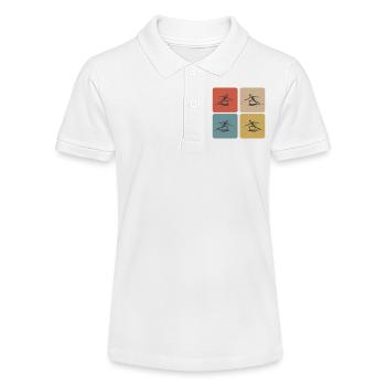 Fechten - Stanley/Stella Teenager Bio-Poloshirt MINI SPRINTER - Weiß - Vorne