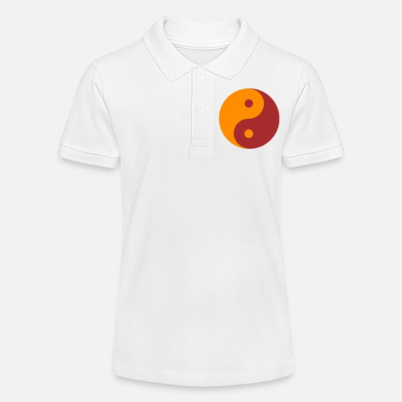 YIN YANG - Polo bio MINI SPRINTER Stanley/Stella Ado - blanc