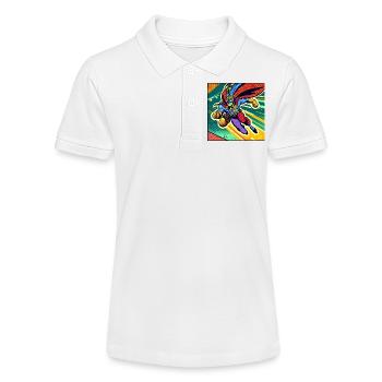 Superheld - Stanley/Stella Teenager Bio-Poloshirt MINI SPRINTER - Weiß - Vorne