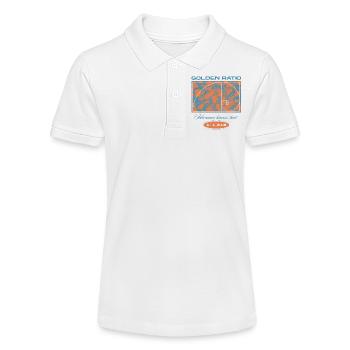 Goldener Schnitt – Fibonacci knows best - Stanley/Stella Teenager Bio-Poloshirt MINI SPRINTER - Weiß - Vorne