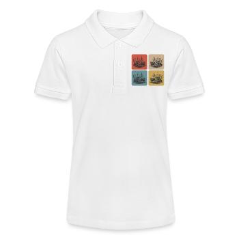 Cutter de pêche vintage – Maritime Nostalgia - Polo bio MINI SPRINTER Stanley/Stella Ado - blanc - Devant
