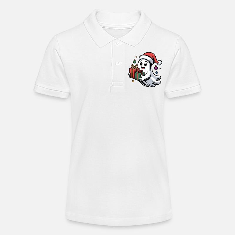 Weihnachtsgeist mit Geschenken - Polo bio MINI SPRINTER Stanley/Stella Ado - blanc