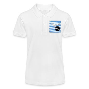 W pour Whale - Polo bio MINI SPRINTER Stanley/Stella Ado - blanc - Devant