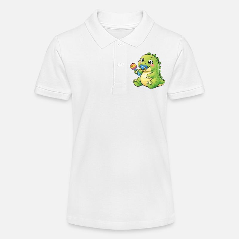 Babydino - Polo bio MINI SPRINTER Stanley/Stella Ado - blanc