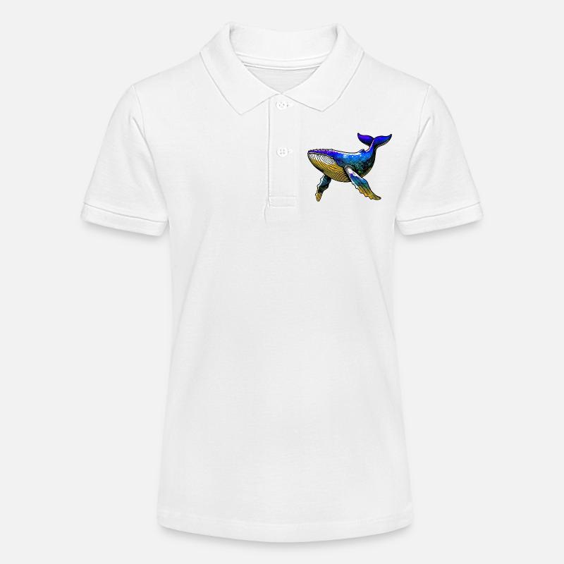 Baleine - Polo bio MINI SPRINTER Stanley/Stella Ado - blanc