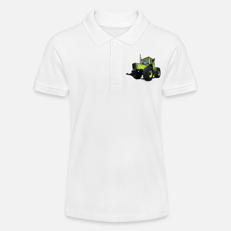 Géant vert des champs - Polo bio MINI SPRINTER Stanley/Stella Ado - blanc